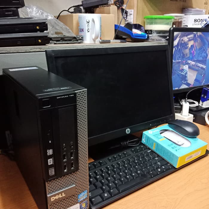 Cuci Gudang Paket Komputer Bekas Branded DELL/ Corei5 / LCD 16"wide