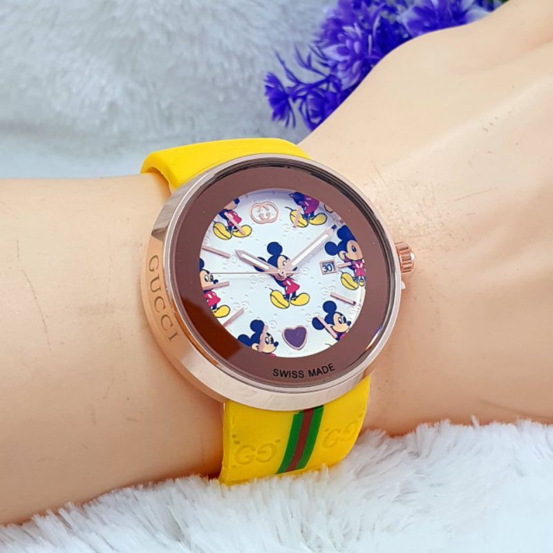 [COD]JAM TANGAN WANITA MICKEY GC1003YN/JAM TANGAN MURAH PREMIUM COCOK BUAT KADO