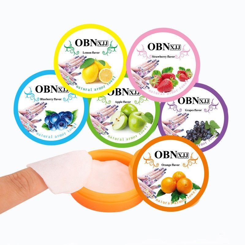 TISU PEMBERSIH KUTEK GEL AROMA BUAH / PENGHAPUS PEMBERSIH CAT KUKU GEL NAIL POLISH REMOVER TISSUE