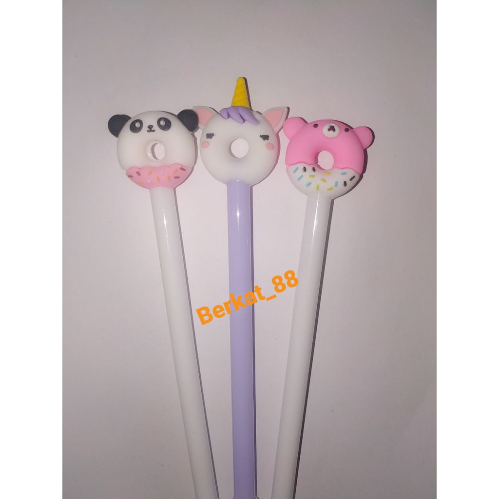 

Pulpen Gel Karakter Donat Bear Lucu Dan Unit