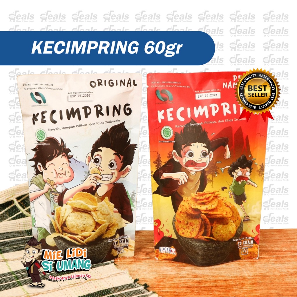 

Kecimpring Si Umang 60gr Kecimpring Pedas Opak Original