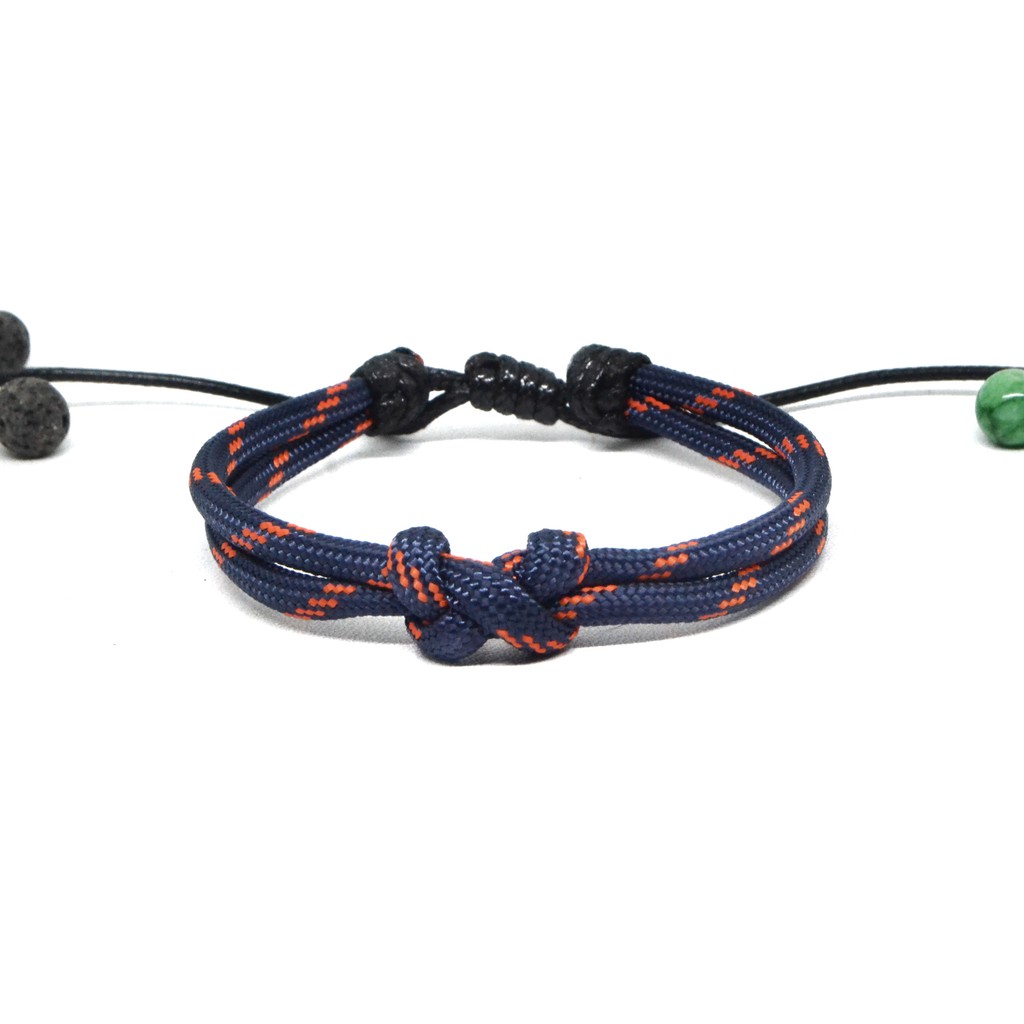 Gelang Tali Paracord Pria Model Infinity