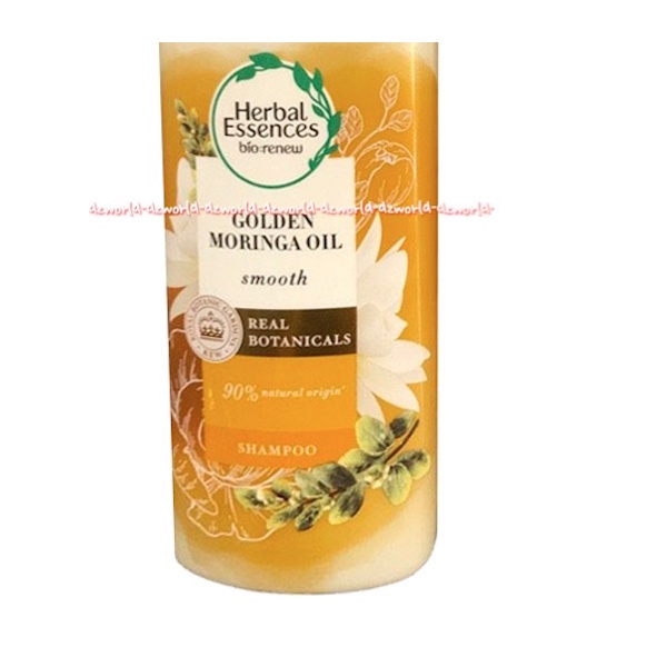 Herbal Essence 400ml Golden Moringa Oil Smooth Real Botanicals Shampoo Natural Arigin Sampo Herbalessence Morianga