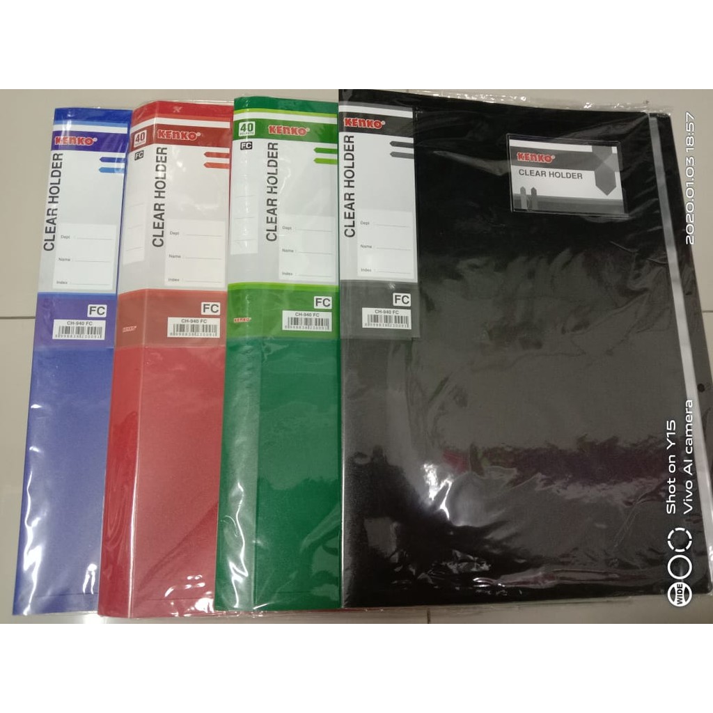 

KENKO Map Clear Holder Folio 40 Pocket