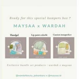 EXCLUSIVE BUNDLE SET Wardah x Maysaa / hampers ekslusif