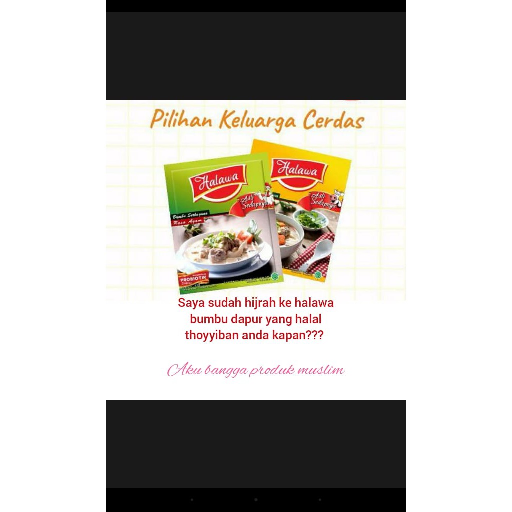 

Halawa Bumbu Masak probiotik 500gr