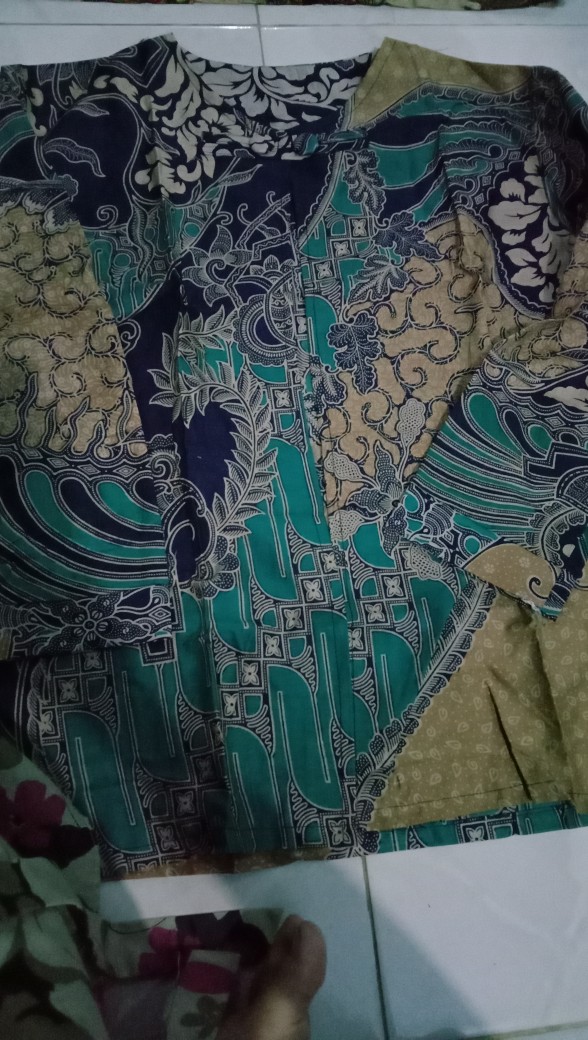 Batik Dolby Dolbi Dobby Doby Tenun Sutra Tulis Katun Atbm Baron Atasan Batik Wanita Sogan Srg308
