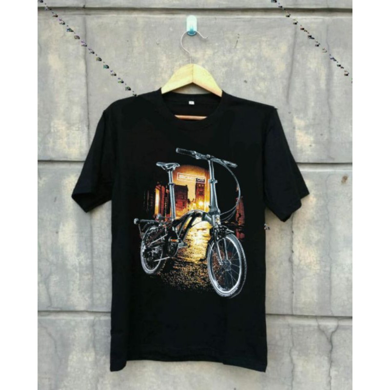 Kaos distro Sepeda Brompton / Kaos Sepeda Brompton / Tshirt Sepeda Brompton / Tshirt Sepeda Brompton