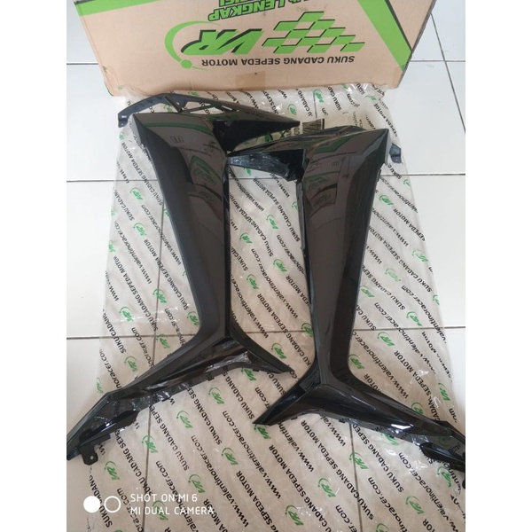Sayap legshield luar supra x 125 fi 2014 hitam