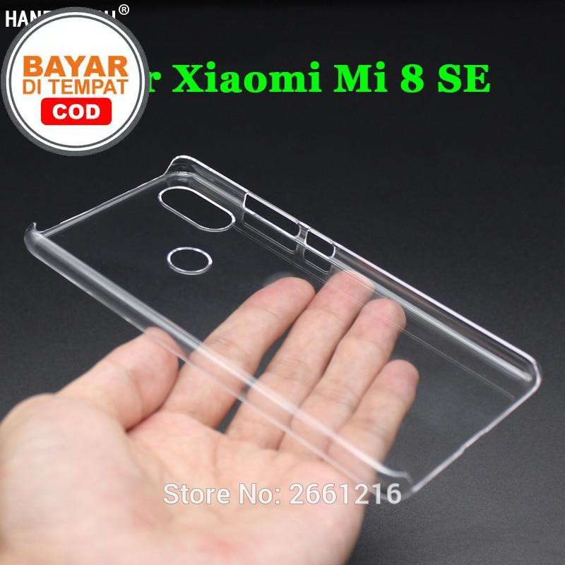 Xiaomi Mi8 SE - Mika Transparan Clear Hard Case Hardcase Casing Cover Bening