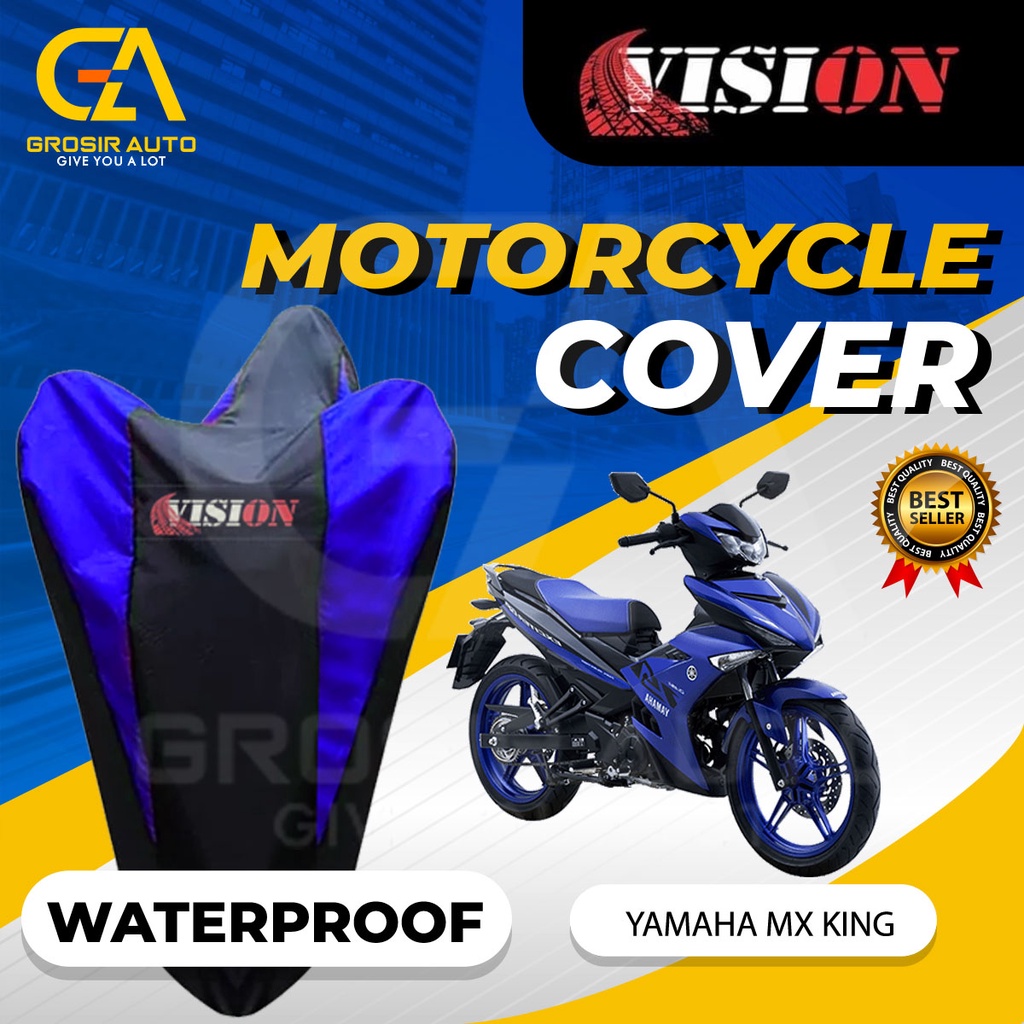 Sarung Motor MX KING Anti air Vision / Cover Selimut Penutup Sarung Mantel Motor Vision