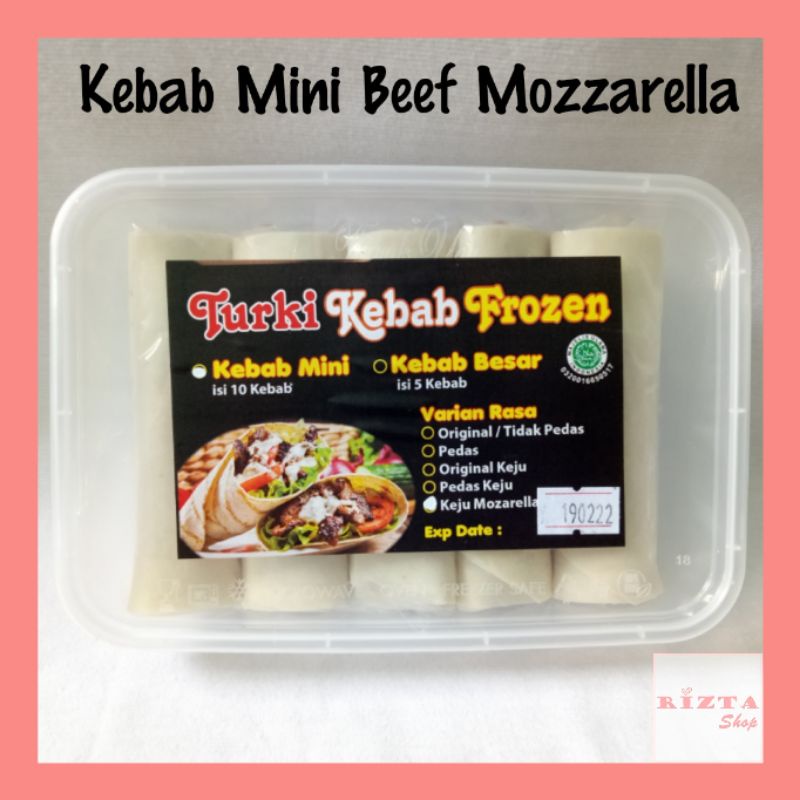 

Kebab Mini Beef Mozzarella Turki Kebab Frozen