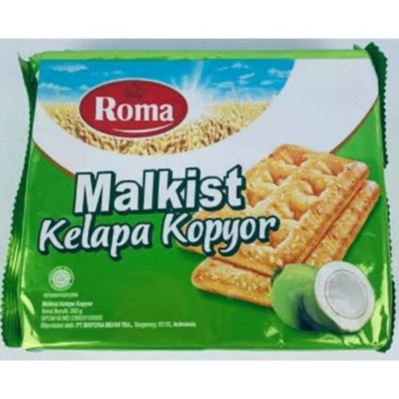 

roma malkist kelapa kopyor 252gr