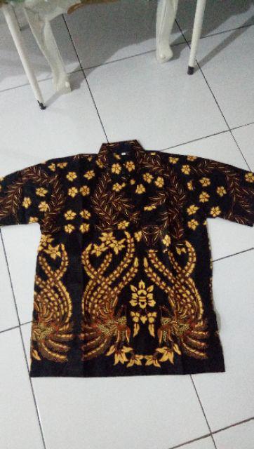 Bswart Batik Hrb026 Kenongo Hem Pendek Padi Pekalongan M L Xl Batik Pria Murah Modern