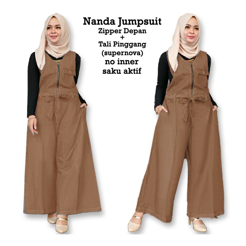 Nanda Jumpsuit - Logo Smile (LS) - Ukuran L-XXL - Matt Katun Supernova