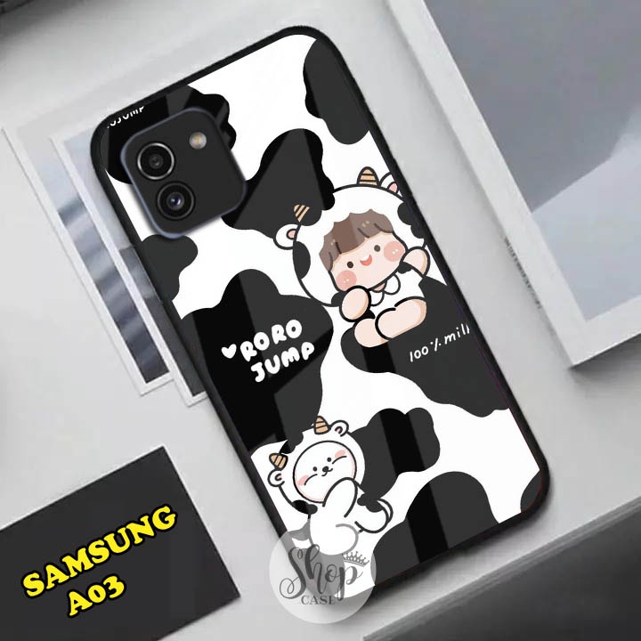 Softcase Glass Samsung A03 - Case Samsung A03 - Case Lucu - case Samsung A03 - kesing Samsung A03 - 