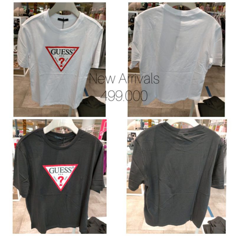 GUESS WOMEN NEW ORI KAOS LENGAN PENDEK WANITA GUESS ORI
