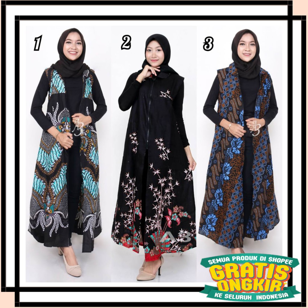 BATIK ANAK DEWASA ORANGTUA ALISAN / Outer Batik Modern Masakini