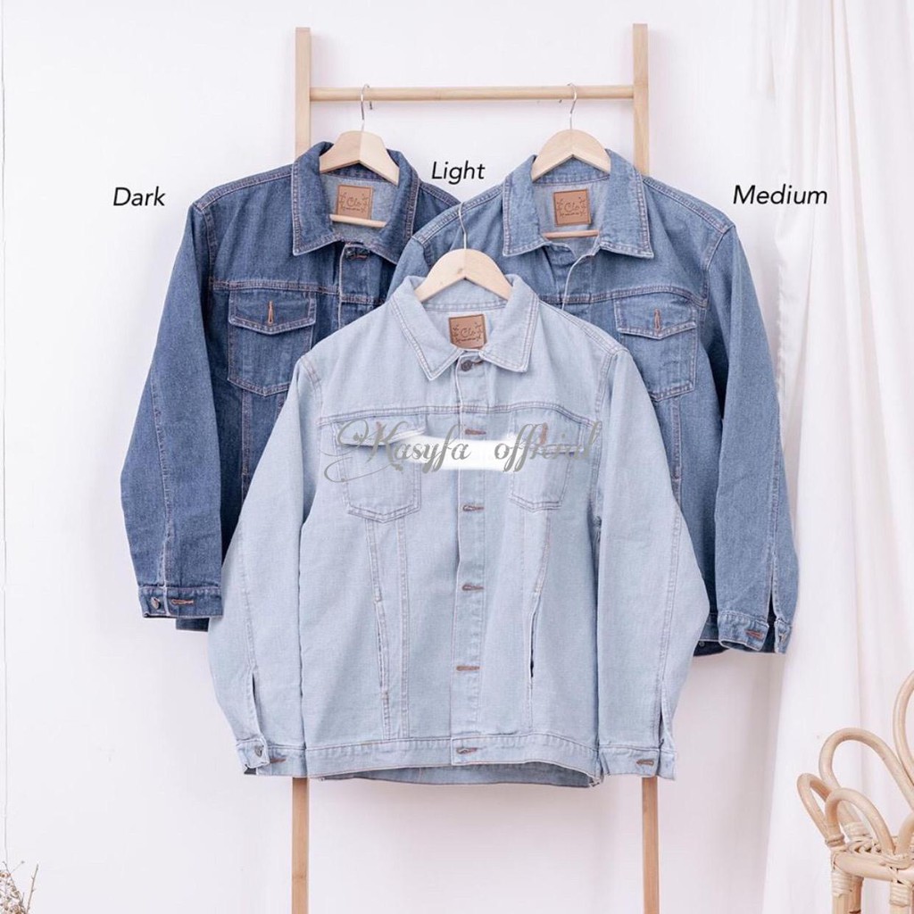 JAKET JEANS OVERSIZE PREMIUM