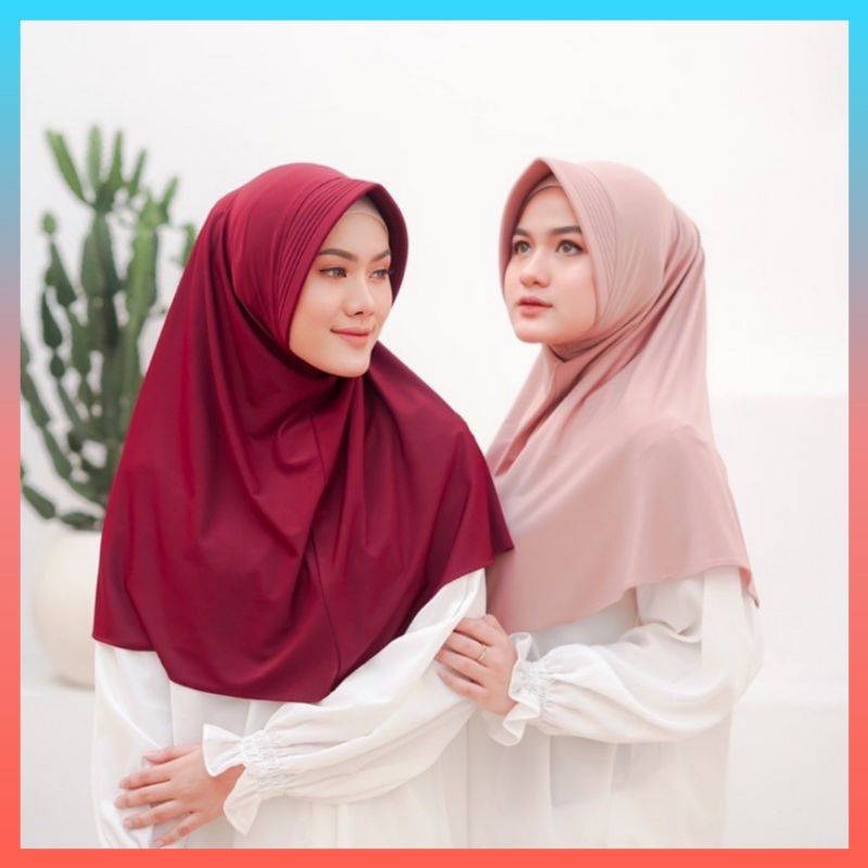 JILBAB SPORT MENUTUP DADA // BERGO SPORT // BERGO HAMIDAH // JILBAB INSTAN // JILBAB INSTAN JERSEY P