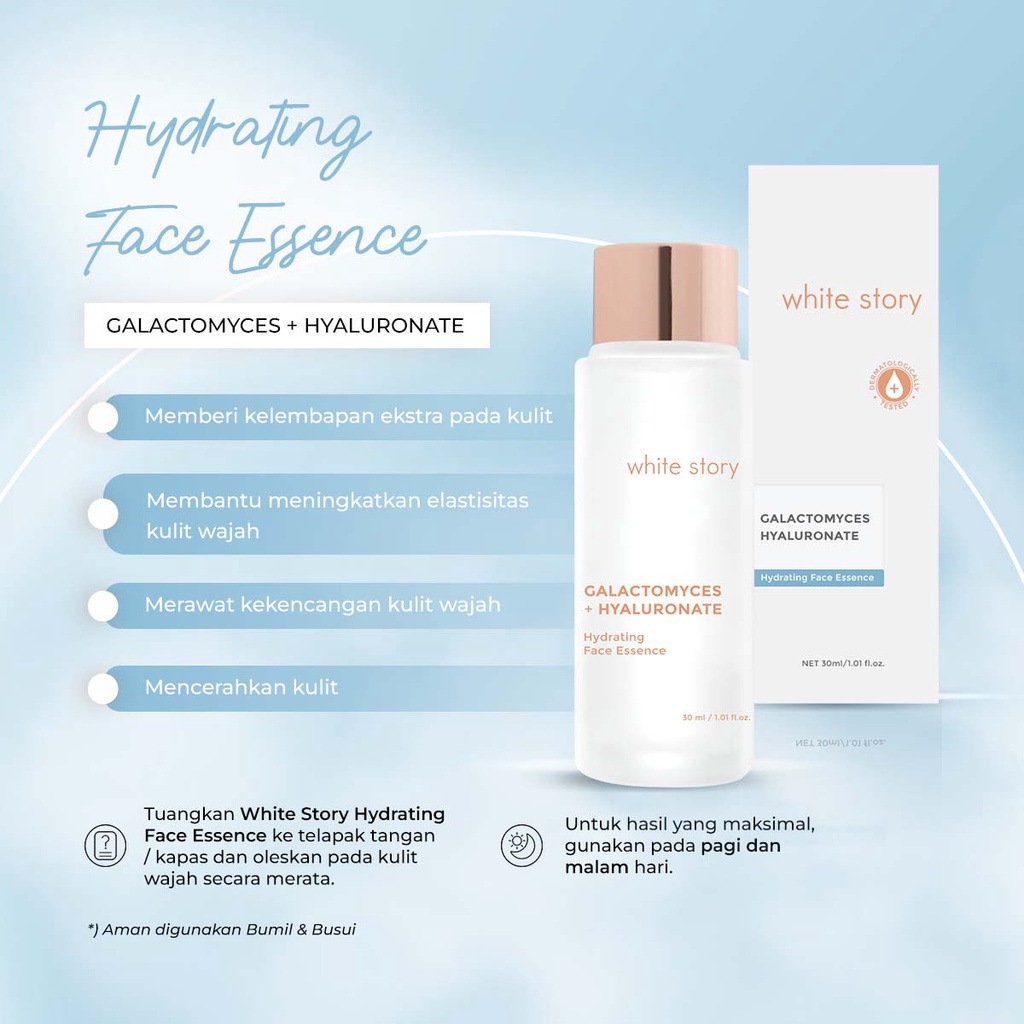 WHITE STORY GALACTOMYCES HYALURONATE HYDRATING FACE ESSENCE 30ML