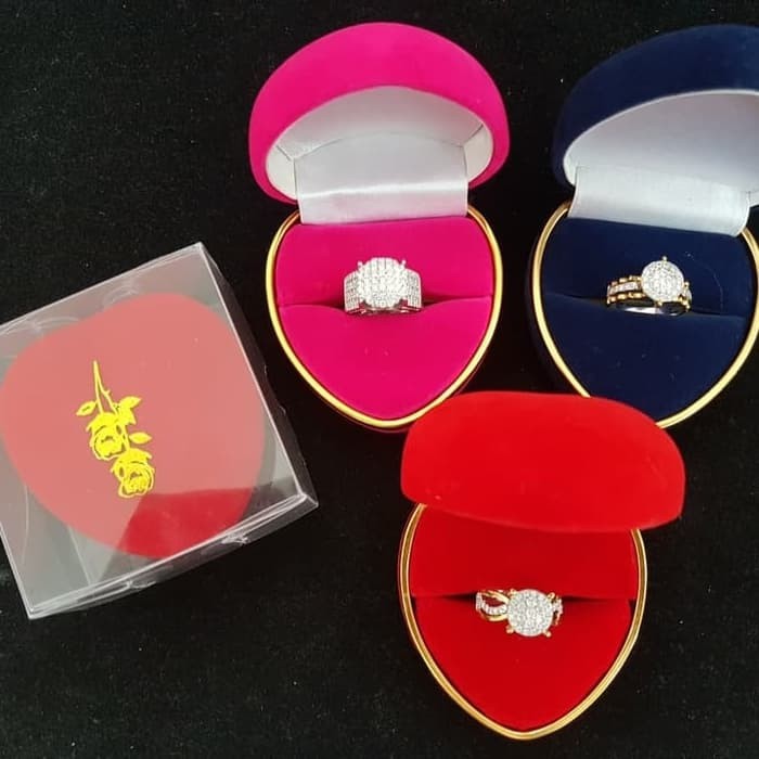kotak cincin love box perhiasan