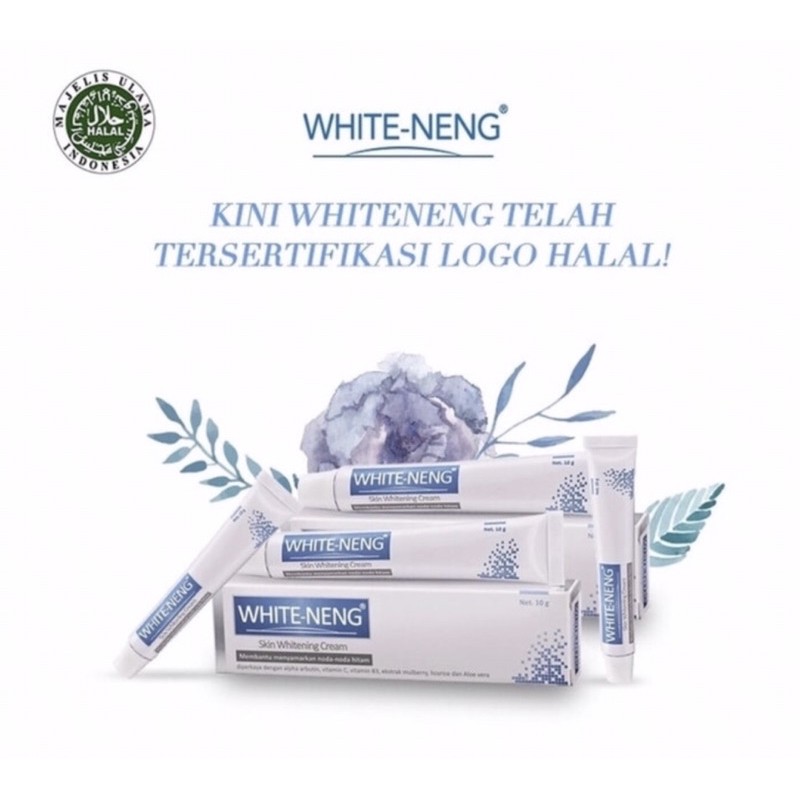 Whiteneng skin whitening cream ( pemutih ketiak, wajah &amp; lipatan tubuh )