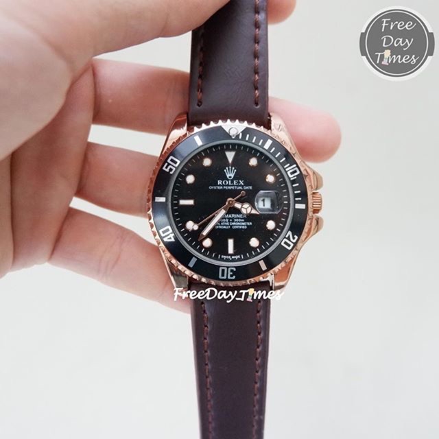 Rolex submarine LEATHER