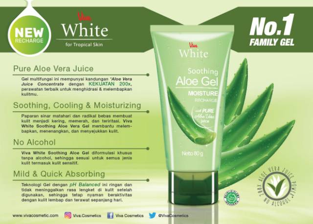 VIVA White Shooting Aloe Gel 80g