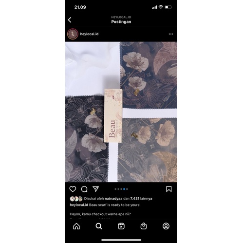 beau scarf by local id heylocal