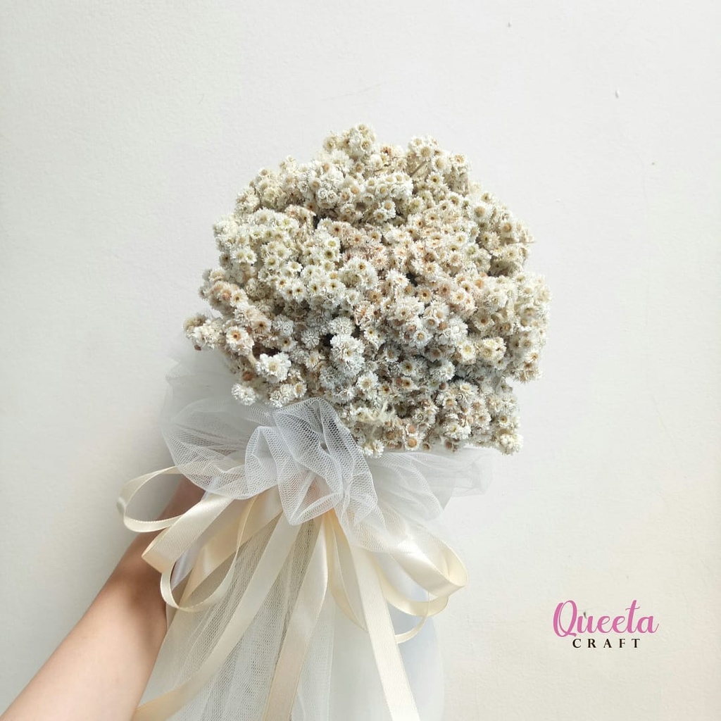 Buket Prewedding/Buket Bunga Kering/Dried Flower Bouquet/Buket Wedding
