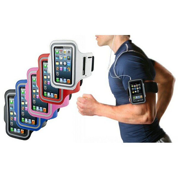 TERBARU - ARM TAB POUCH TAS LENGAN U/ MENYIMPAN HP SAAT LARI JOGGING BERSEPEDA TAS OLAHRAGA