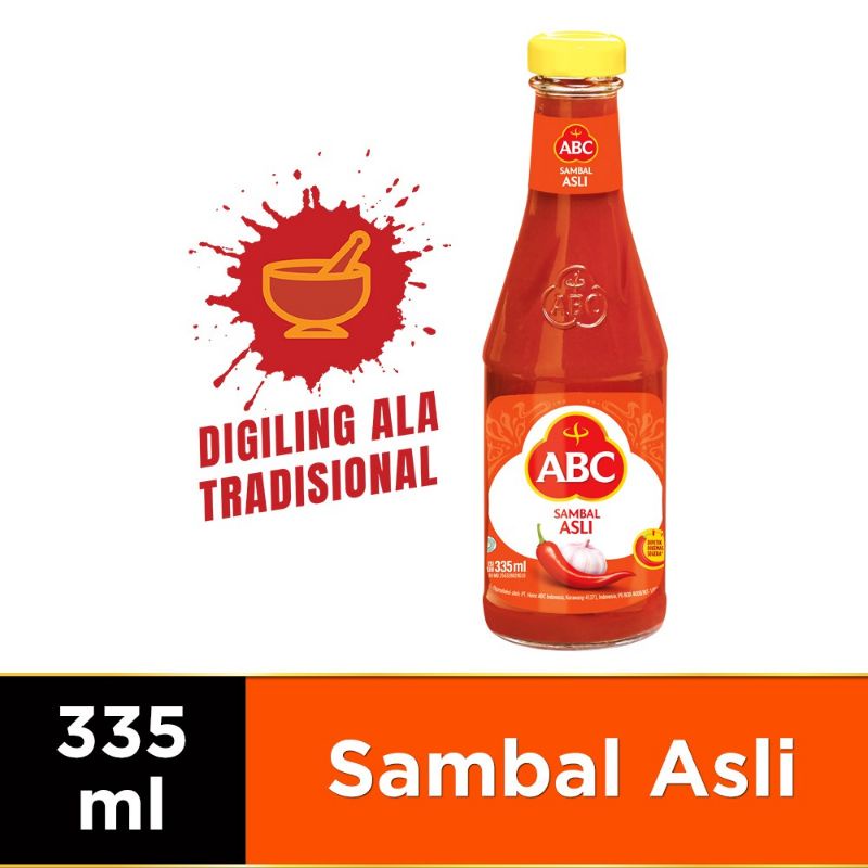 

saos abc sambal asli 335ml