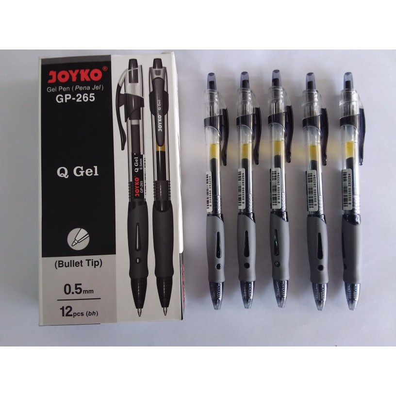 

Pulpen Joyko Q gel GP-265 0.5mm (Hitam dan Biru) - Biru