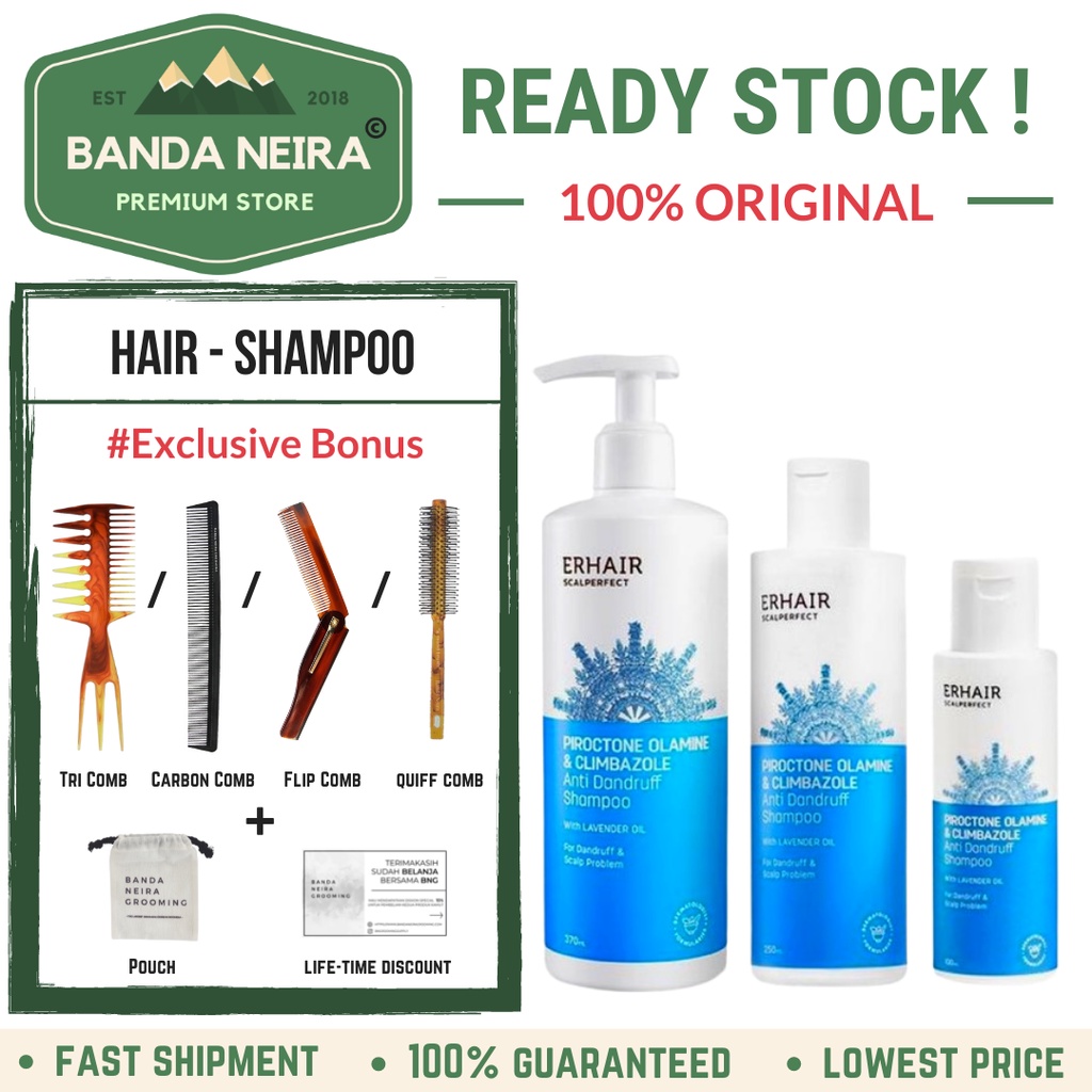ERHA ERHAIR Scalperfect Anti Dandruff Shampoo / Sampo Anti Ketombe