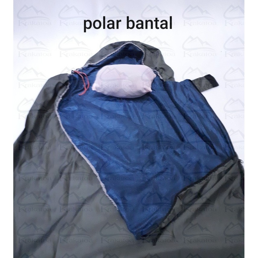 【Warna Dipilih】 Sleeping Bag Polar Bantal ~ SleepingBag ~ Kantong Tidur Sliping SlipingBag