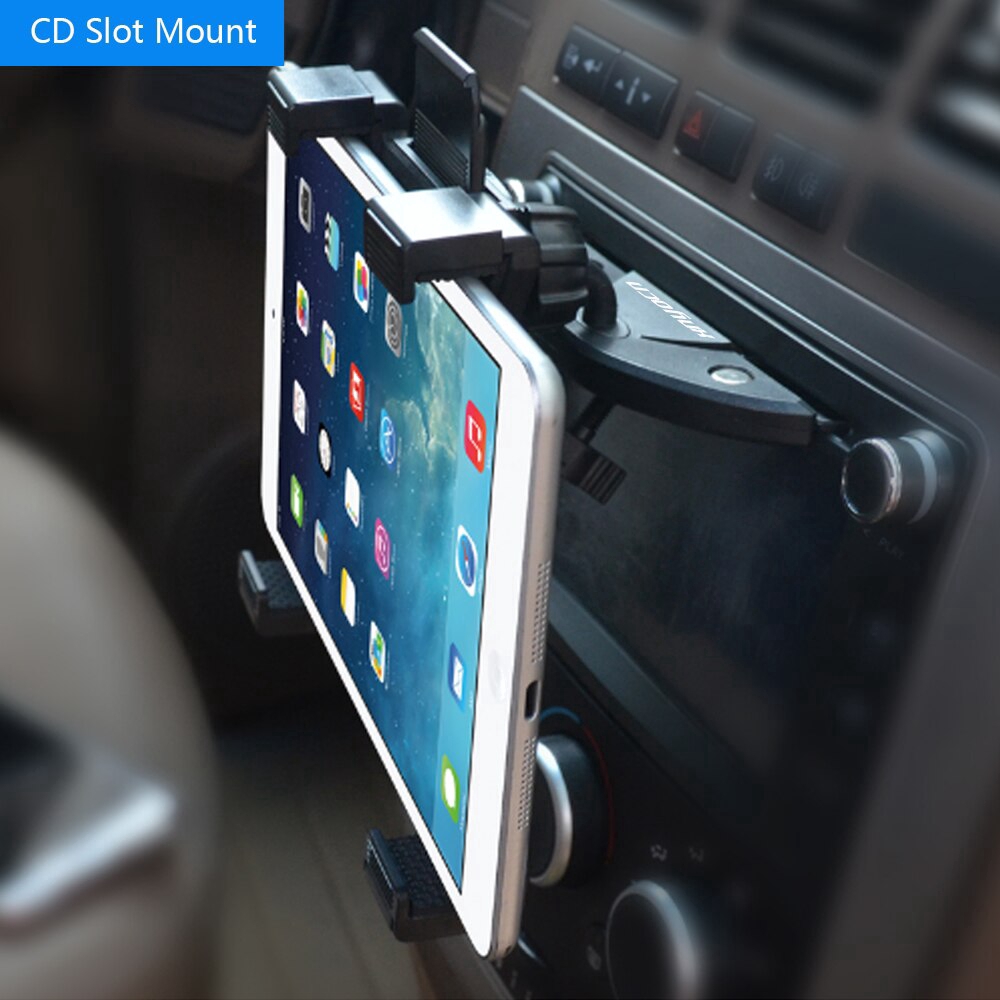 Universal Car Mount CD Card Slot Mounting Bracket Tablet Mounting Bracket GPS Mounting Bracket Lazy Stand Universal Tablet Mount 360 Rotatable Smartphone Car Mount Mount