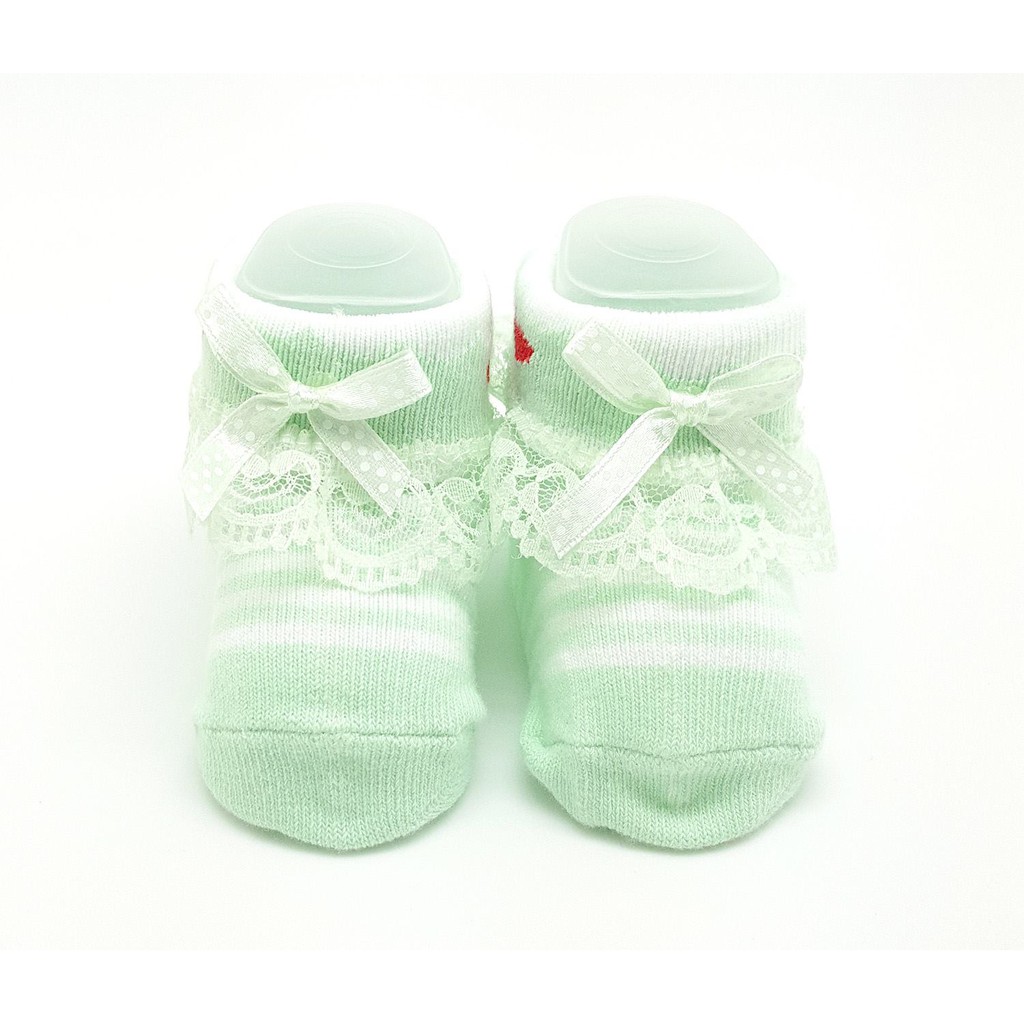 Kaos Kaki Baby Ribbon Baby Socks - Green