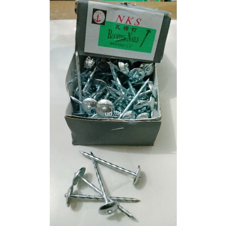 Paku Payung Seng/ Paku Asbes 2,5 inch/ Paku Seng