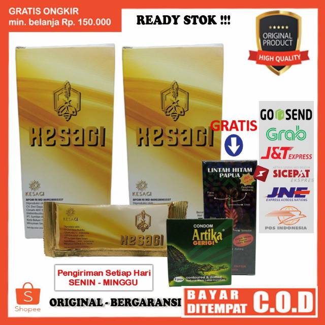 KESAGI (KOSAGI) ORIGINAL 2 Box  Suplemen Madu Herbal Untuk Pria Dewasa