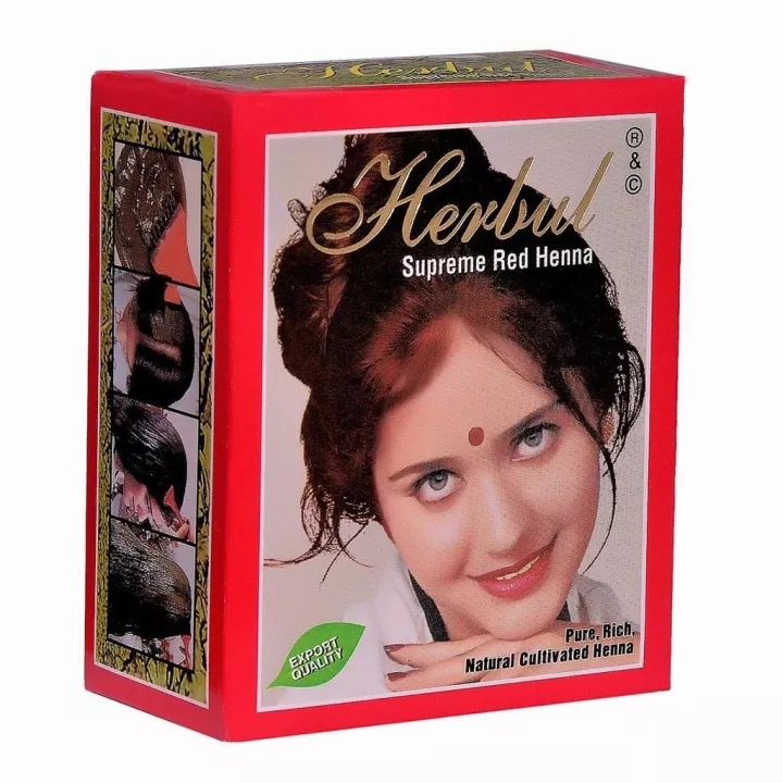 EAGLES RED HENNA HAIR DYE ECER Bungkus / BOX - Semir Rambut