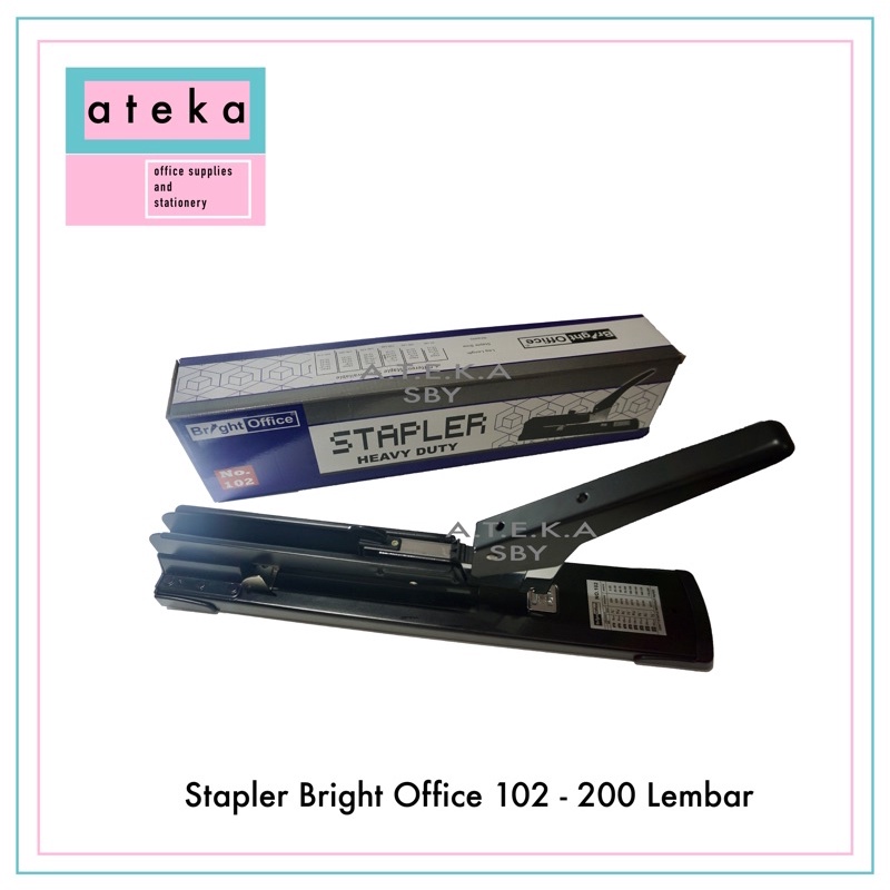 

Stapler No 102 bisa 200 lembar