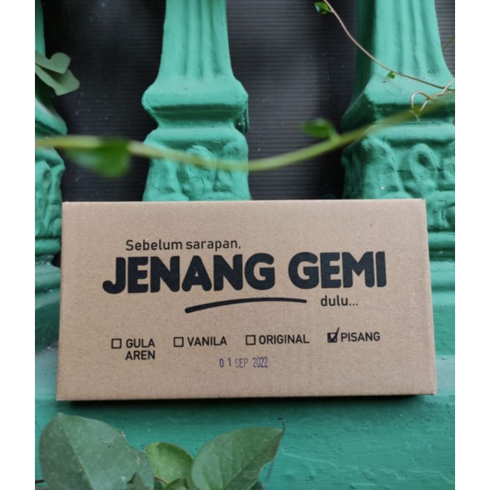 Jenang Gemi 30 sachet, terlaris, asli, solusi maag asam lambung-Pisang