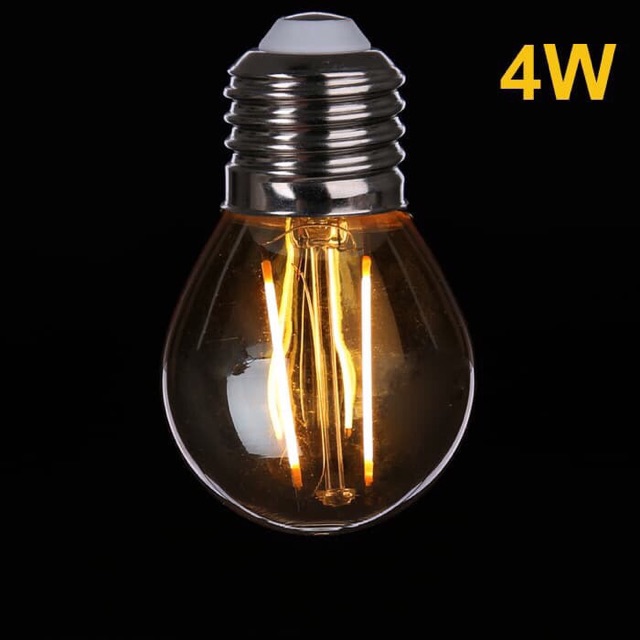 Lampu LED Filamen E27 4watt Edison 4w / Filamen LED 4w bulb G45