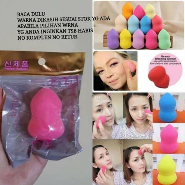 BEAUTY SPONGE/SPON TELUR BEAUTY (LUSINAN)