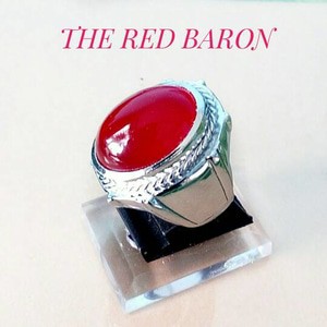 CINCIN BATU AKIK RED BARON TOP QUALITY