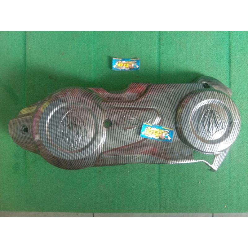 cover tutup cvt aerox karbon carbon