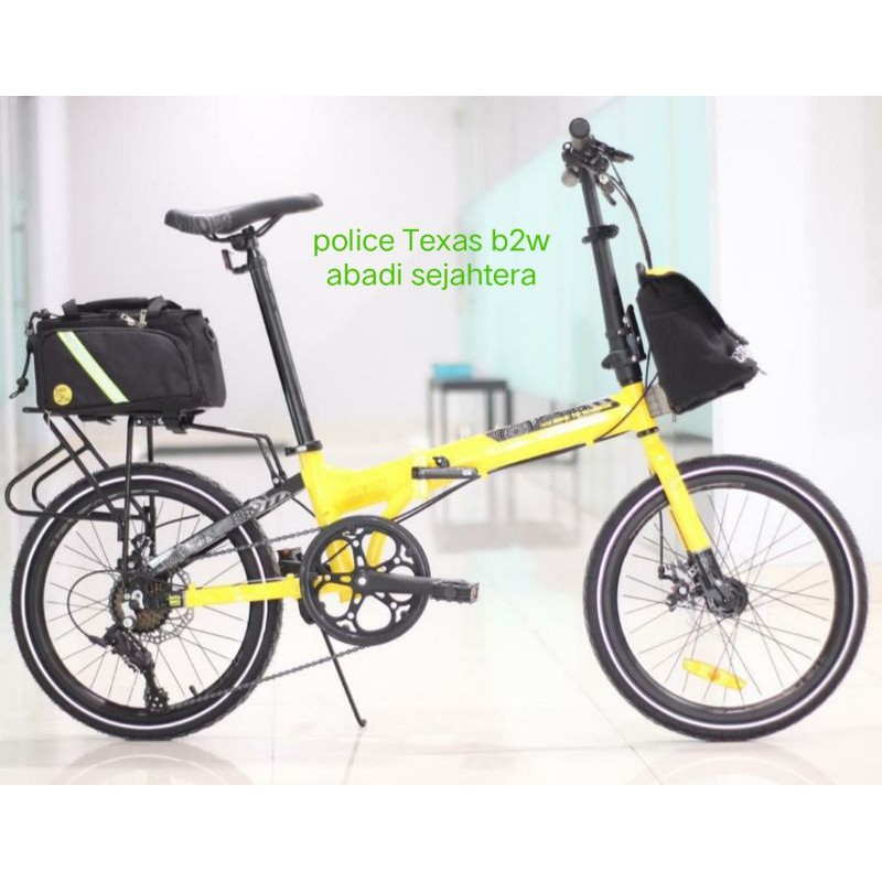 sepeda lipat police Texas b2w 2021