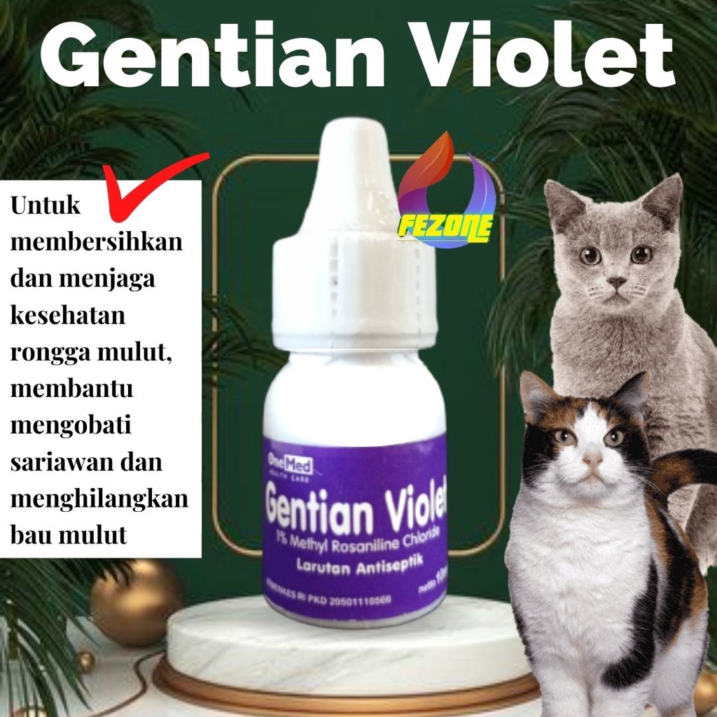 OBAT SARIAWAN KUCING 10 ml FEZONE