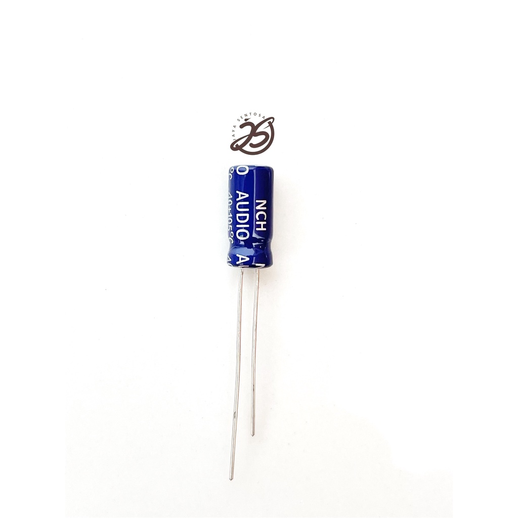 ELCO 1UF 50V (1 BUAH) KAPASITOR CAPACITOR ELCO KAPASITOR ELKO KAPASITOR 1 UF 50 V